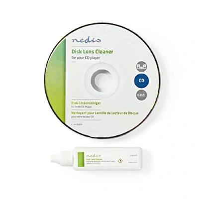 Afbeelding van Nedis Disc Lensreiniger Reinigingsschijf 20 ml CD Speler