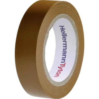 Afbeelding van HellermannTyton HelaTape Flex 15 710 00107 Isolatietape Bruin (l x b) 10 m mm 1 stuk(s)