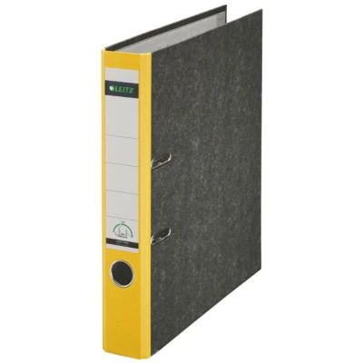 Afbeelding van Leitz Ordners 1050 DIN A4 Rugbreedte: 52 mm Geel 2 beugels 10505015