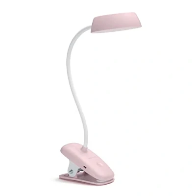 Image de Phillips LED tafellamp Donatclip, dimbaar, 3 W, 175 lm, roze