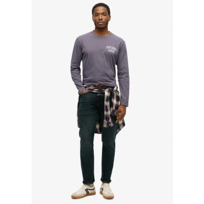 Afbeelding van Superdry Longsleeve, Heren, Maat: Large, Greystone