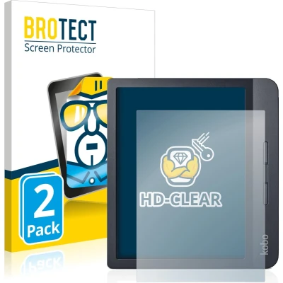 Afbeelding van BROTECT Screenprotector voor Kobo Libra H2O / Colour 2024 Folie Beschermfolie transparant (2 Stuks)