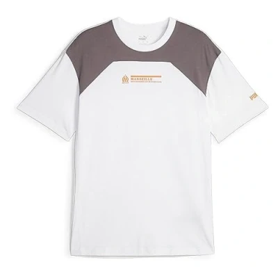 Afbeelding van Puma Om Football Culture T shirt Met Korte Mouwen Wit M Man