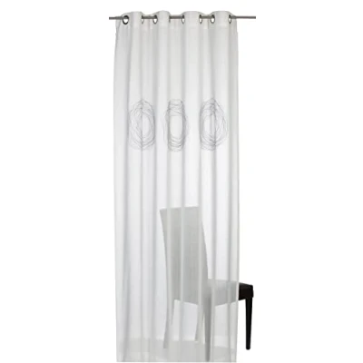 Afbeelding van Elbersdrucke Selma 00 kant en klaar deco polyester, 255 x 140 cm, wit