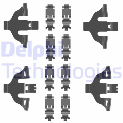 Afbeelding van DELPHI LX0781 Accessoireset, schijfremblok AUDI: Q7, VOLKSWAGEN: Amarok Pickup