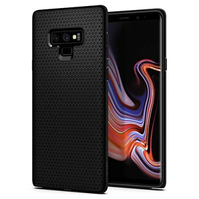 Afbeelding van Spigen Liquid Air hoesje compatibel met Samsung Galaxy Note 9, mat zwart