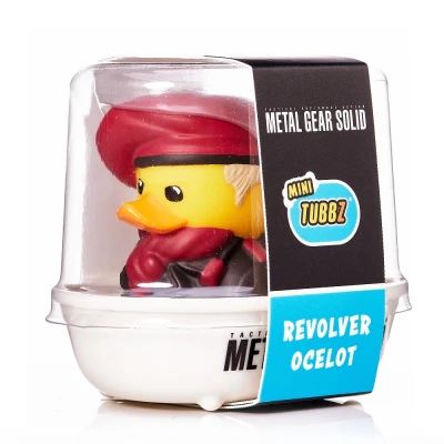 Afbeelding van TUBBZ Mini Revolver Ocelot vinyl eendenfiguur om te verzamelen officieel Metal Gear Solid product actie thriller videogames