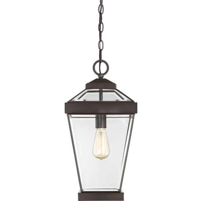 Afbeelding van Quoizel LED Buiten Pendelarmatuur Ravine 1X E27 Max 60W Dimbaar Western Bronze