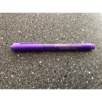 Afbeelding van Faber Castell Fineliner FC Broadpen 1554 violet