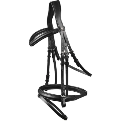 Afbeelding van Waldhausen Hoofdstel X Line London Zwart Pony Agradi.be