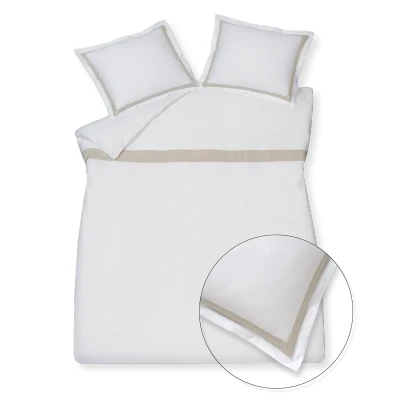 Afbeelding van Vandyck Purity Capri White Lits jumeaux (240x200/220 + 2 Slopen)