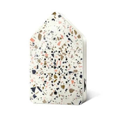 Afbeelding van Birdybox met Vogelgeluiden Goud oplaadbaar Toffee Terrazzo