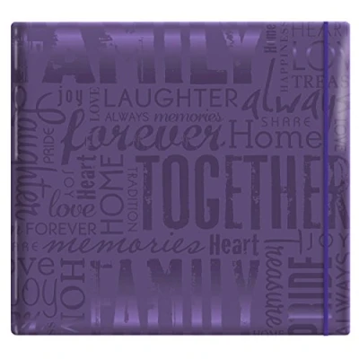 Afbeelding van MBI Family Purple Gloss Post Bound Album 12&quot;X12&quot; (848116)