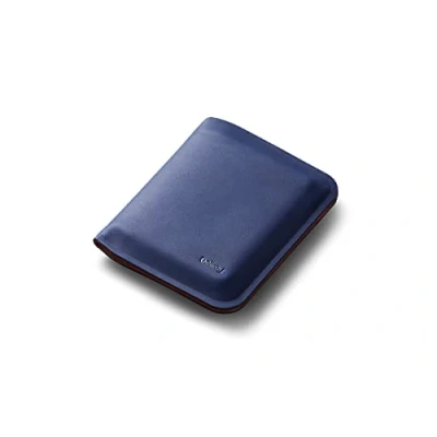 Afbeelding van Bellroy Apex Note Sleeve (Portemonnee van gegoten leer, RFID bescherming), Indigo, bescherming)
