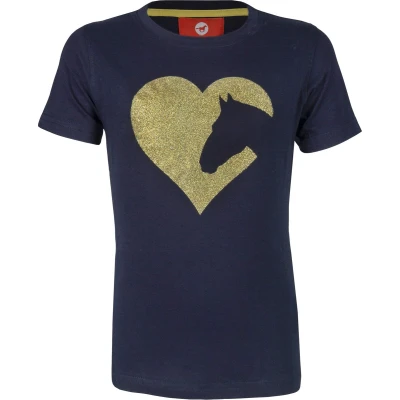 Afbeelding van Red Horse T Shirt Toppie Kinderen Blauw/Rose 104 Agradi.be