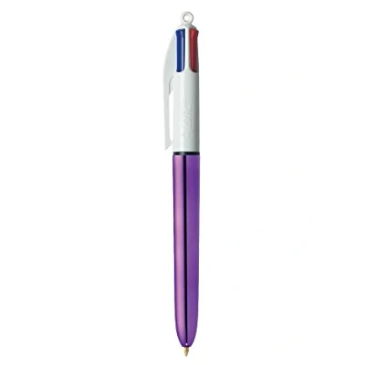 Afbeelding van Pen Bic Shine Silver 12 Stuks