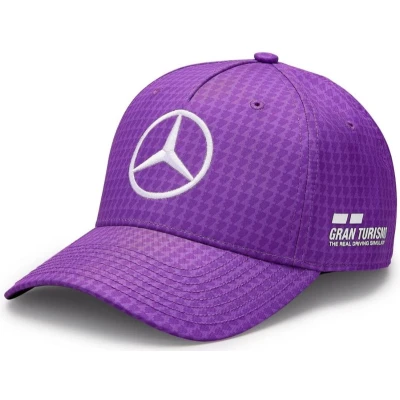 Afbeelding van Mercedes AMG Petronas Formula One Team Lewis Hamilton Kinderpet 2023, Paars.