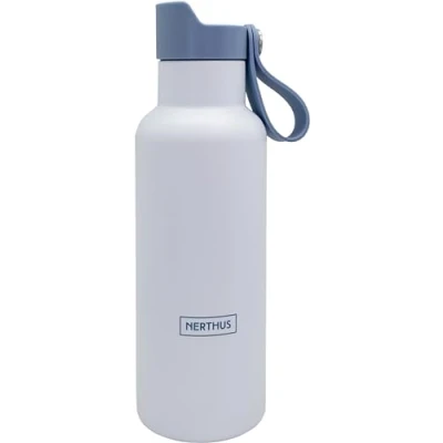 Afbeelding van NERTHUS Dubbelwandige sportfles, kliksluiting, 500 ml, blauw