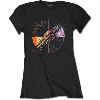 Afbeelding van Pink Floyd Machine Greeting Orange Dames T shirt M Zwart