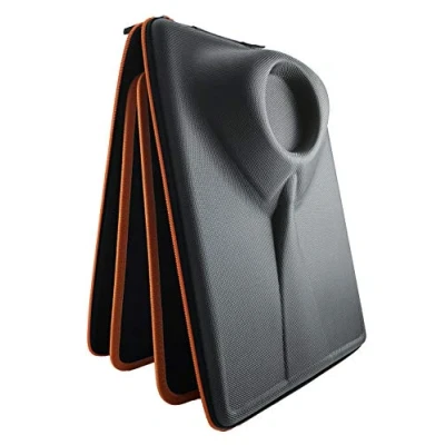 Afbeelding van mannen reizen Shirt tas kreukvrij kleding drager organisator zak met vouwen hulp Gift voor Packshi, Oranje