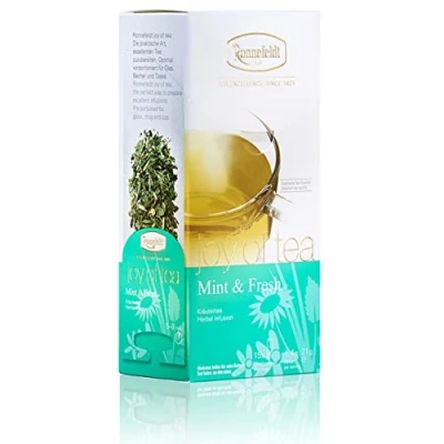 Afbeelding van Ronnefeldt Mint &amp; Fresh Joy of Tea theezakjes, 21 g, 15 stuks