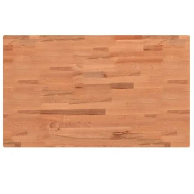 Afbeelding van Wastafelblad 100x60x4 cm massief beukenhout