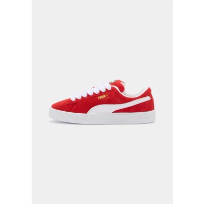 Afbeelding van Puma Suede XL Unisex Skateschoenen, Maat: 38.5, For all time red/white Veloursleer