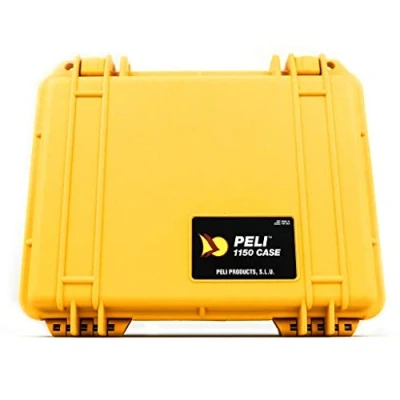 Afbeelding van PELI 1150 stuks spiegelloze camerabescherming, waterdicht en stofdicht, IP67, inhoud 3 l, gemaakt in de VS, geen schuim, geel