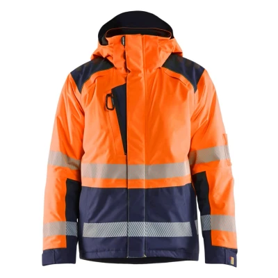 Afbeelding van Blaklader 4455 1987 Winterjas High Vis Oranje/Marineblauw