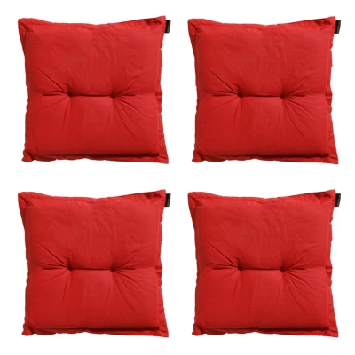 Afbeelding van Madison Zitkussen Universeel Basic Red 50x50 Rood 4 Stuks