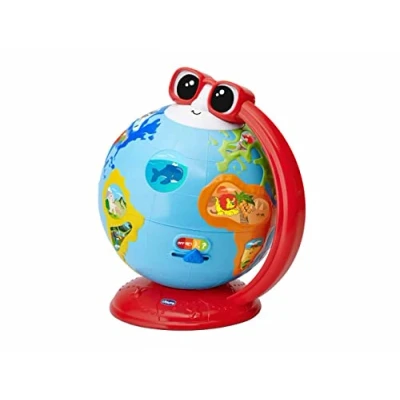 Afbeelding van Chicco Dante de Pratende Wereldbol Leert Aardrijkskunde 12 Interactiepunten Met Muziek 3 Interactieve Spelmodus Wereld Quiz Educatief speelgoed Kleurrijk Van 2 tot 6 Jaar