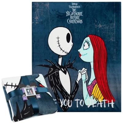 Afbeelding van Disney Mr. Jack&#039;s Nightmare Before Christmas, zachte fleecedeken, 150 x 130 cm, multi