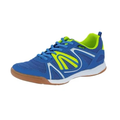 Afbeelding van Lico Fit Indoor Heren Zaalsportschoen, Blauw/limoen, 42 EU
