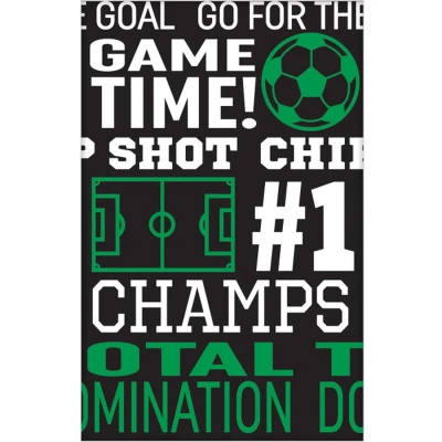 Afbeelding van Voetbal Tafelkleed Goal Getter 137 x 259cm 1 stuks