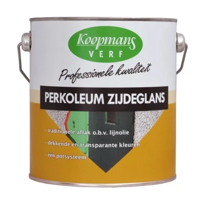 Afbeelding van Koopmans Perkoleum Antraciet Zijdeglans Dekkend 2.5L kleur Beits