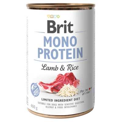Afbeelding van Brit Blik Care Mono Protein 400 g Hondenvoer Lam&amp;Rijst