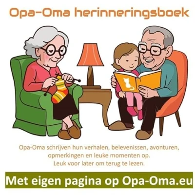 Afbeelding van Opa Oma Herinneringsboek