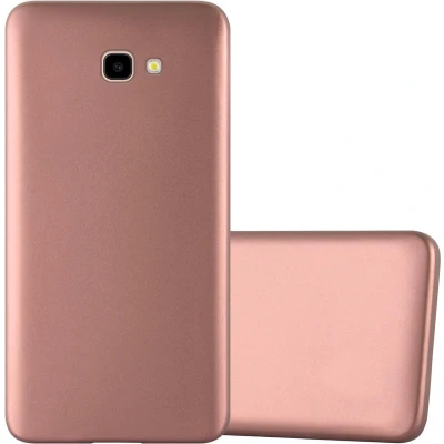 Afbeelding van Cadorabo Hoesje geschikt voor Samsung Galaxy J4 PLUS in METALLIC ROSE GOUD Beschermhoes gemaakt van flexibel TPU silicone Case Cover