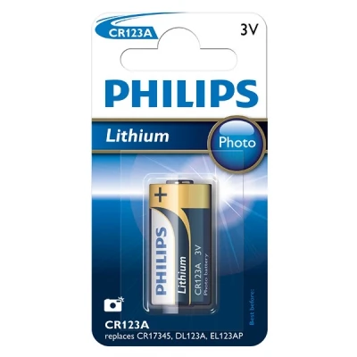 Image de Philips Lithium Cr123 X1