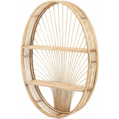 Afbeelding van KidsDepot Wandrek Messa Rotan Ovaal Naturel