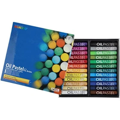 Afbeelding van Creotime Mungyo Oliepastel Multicolor 7 Cm 24 Stuks