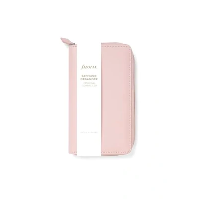 Afbeelding van Filofax Saffiano Compacte persoonlijke organizer met ritssluiting Blush