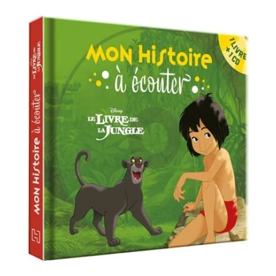Image de LE Livre DE LA JUNGLE Mon histoire à écouter L&#039;histoire du film CD Disney