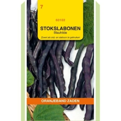 Afbeelding van Stokslabonen blauhilde 100gr