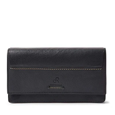 Afbeelding van dR Amsterdam Tampa Damesportemonnee black III Dames portemonnee