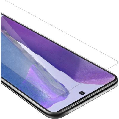Afbeelding van Cadorabo Screenprotector geschikt voor Samsung Galaxy NOTE 20 Pantser film Beschermende in KRISTALHELDER Geharde (Tempered) display beschermglas 9H hardheid met 3D Touch