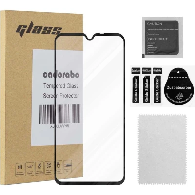 Afbeelding van Cadorabo Screenprotector geschikt voor Huawei P30 PRO Volledig scherm pantserfolie Beschermfolie in TRANSPARANT met ZWART Gehard (Tempered) display beschermglas 9H hardheid 3D Touch