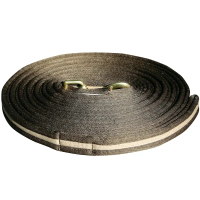 Afbeelding van Harry&#039;s Horse Soft Longeerlijn 8m Bruin/Beige Agradi.be