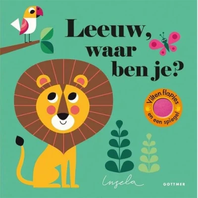 Afbeelding van Uitgeverij gottmer kartonboekje leeuw waar ben je?