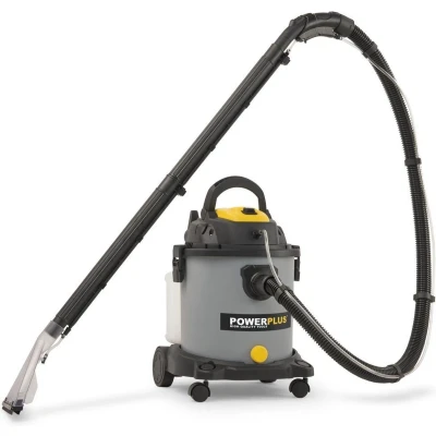 Afbeelding van Powerplus Yellow POWX326 Geborsteld Stofzuiger tapijtreiniger nat droog 1600W
